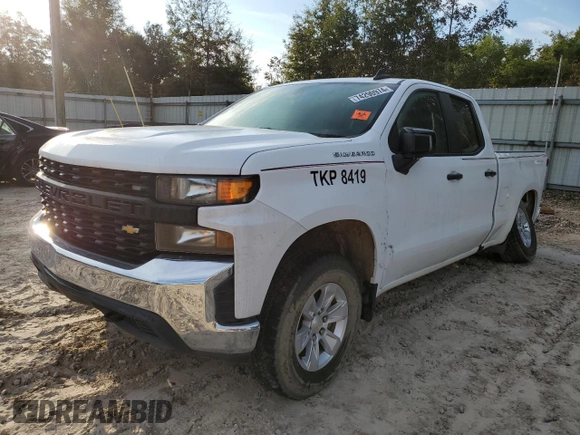 2020 Chevrolet Silverado 1500 Work Truck with VIN 1GCRYAEF7LZ333816, listed as a Copart auction lot 74290974 with 99,562 mi miles and Non Repairable. Bid and sale history available at carsss.com. Image 1.