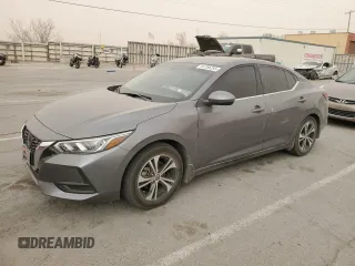 2021 Nissan Sentra SV z VIN 3N1AB8CV3MY308668, wystawiony jako Copart lot #44756235 z przebiegiem 40 102 mil mil oraz Szkoda całkowita • Salvage title. Historia ofert i sprzedaży dostępna na DreamBid. Obrazek 1.