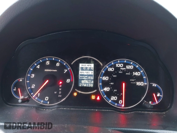 2008 Acura TSX Nav with VIN JH4CL96918C001035, listed as a IAAI auction lot 41510956 with 274,138 mi miles and . Bid and sale history available at DreamBid. Image 7.