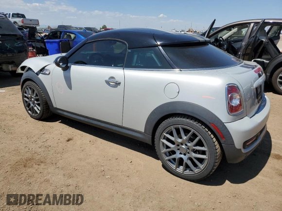 2012 MINI Coupe S z VIN WMWSX3C53CT155039, wystawiony jako Copart lot #56140175 z przebiegiem 114 339 mil mil oraz Nie do naprawy • Non repairable. Historia ofert i sprzedaży dostępna na DreamBid. Obrazek 2.