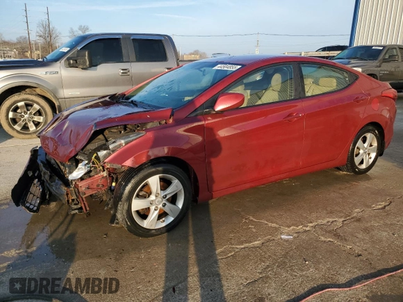 2013 Hyundai Elantra GLS with VIN 5NPDH4AE7DH453472, listed as a Copart auction lot 44584855 with 114,203 mi miles and Non repairable. Bid and sale history available at DreamBid. Image 1.