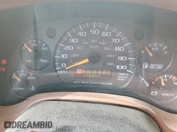 2000 Chevrolet Express Cargo Van w/YF7 with VIN 1GBFG15R5Y1109387, listed as a Copart auction lot 48850655 with 176,057 mi miles and Salvage Title. Bid and sale history available at carsss.com. Image 9.