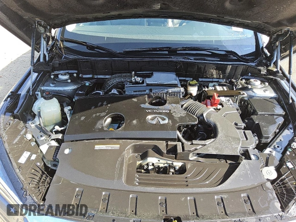 2019 Infiniti QX50 LUXE with VIN 3PCAJ5M19KF123107, listed as a Copart auction lot 49866125 with 131,075 mi miles and Clean Title. Bid and sale history available at carsss.com. Image 12.