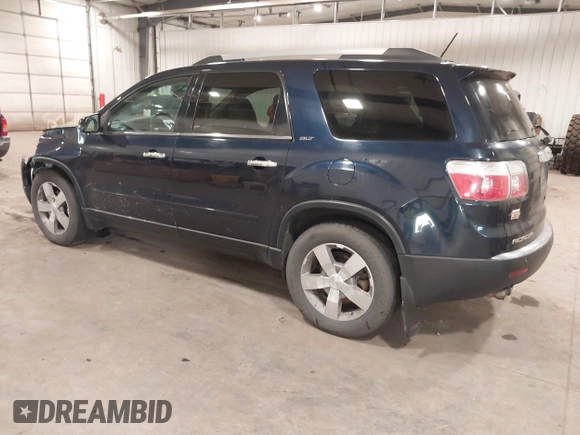 2011 GMC Acadia SLT2 with VIN 1GKKVSED4BJ349486, listed as a IAAI auction lot 40923073 with 182,392 mi miles. Bid and sale history available at carsss.com. Image 3.
