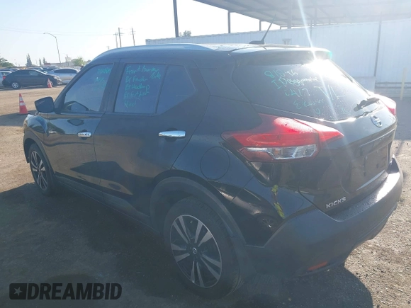 2019 Nissan Kicks S with VIN 3N1CP5CU5KL506114, listed as a IAAI auction lot 41999927 with 80,576 mi miles and . Bid and sale history available at carsss.com. Image 3.