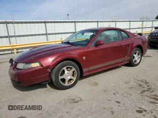 2004 Ford Mustang Standard with VIN 1FAFP406X4F148246, listed as a Copart auction lot 52475415 with 155,429 mi miles and Salvage Title. Bid and sale history available at carsss.com. Image 1.
