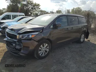 2016 Kia Sedona LX with VIN KNDMB5C15G6172514, listed as a Copart auction lot 72267704 with 81,284 mi miles and Salvage Title. Bid and sale history available at carsss.com. Image 1.