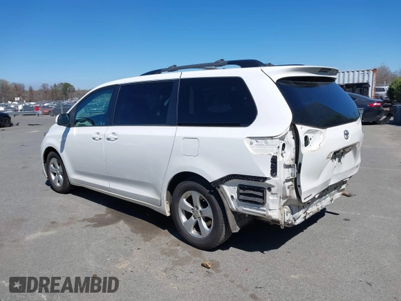 2016 Toyota Sienna LE AAS with VIN 5TDKK3DC0GS718129, listed as a IAAI auction lot 41818130 with 145,863 mi miles. Bid and sale history available at carsss.com. Image 14.