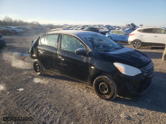 2017 Mitsubishi Mirage G4 ES with VIN ML32F3FJ8HHF08258, listed as a Copart auction lot 88231455 with 91,569 mi miles and Salvage Title. Bid and sale history available at carsss.com. Image 4.