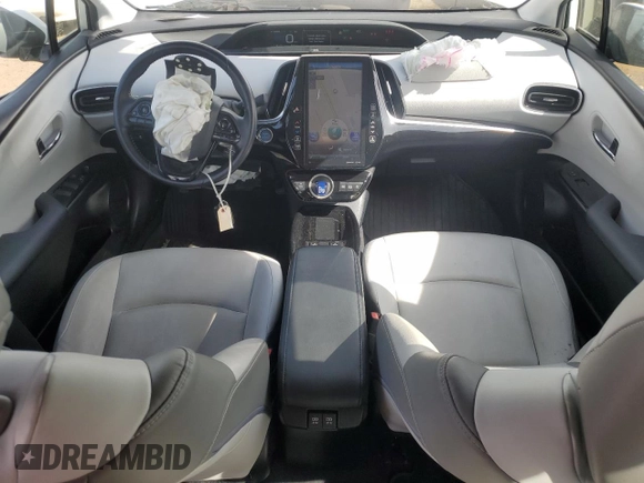 2020 Toyota Prius LE with VIN JTDKARFP3L3153702, listed as a Copart auction lot 44709075 with 124,125 mi miles and Salvage Title. Bid and sale history available at DreamBid. Image 8.