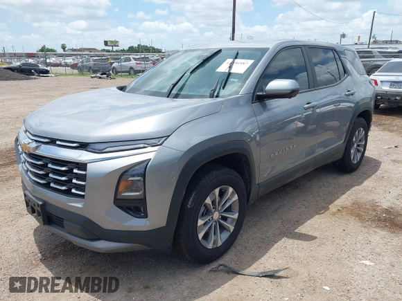 2025 Chevrolet Equinox FWD LT with VIN 3GNAXHEG8SL136412, listed as a IAAI auction lot 42456987 with 4,692 mi miles and . Bid and sale history available at DreamBid. Image 2.