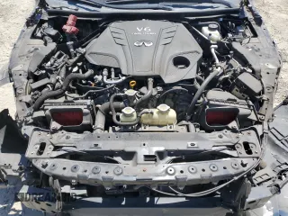 2019 Infiniti Q50 Luxe with VIN JN1EV7AR6KM590975, listed as a Copart auction lot 52868085 with 54,935 mi miles and Non repairable. Bid and sale history available at DreamBid. Image 12.