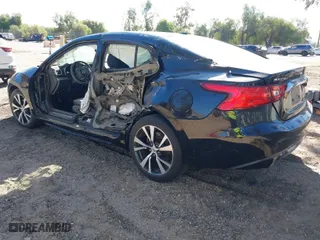 2017 Nissan Maxima SR with VIN 1N4AA6AP4HC406136, listed as a IAAI auction lot 41355573 with 112,111 mi miles. Bid and sale history available at carsss.com. Image 3.