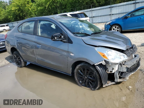2020 Mitsubishi Mirage G4 SE with VIN ML32F4FJ4LHF00401, listed as a Copart auction lot 66931914 with 54,844 mi miles and Salvage Title. Bid and sale history available at carsss.com. Image 4.