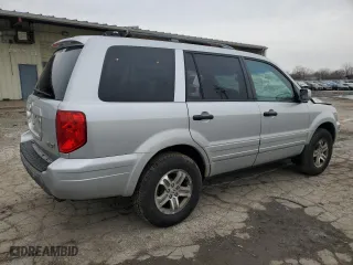 2004 Honda Pilot EX with VIN 2HKYF18534H618543, listed as a Copart auction lot 51896455 with 118,987 mi miles and Salvage Title. Bid and sale history available at carsss.com. Image 3.