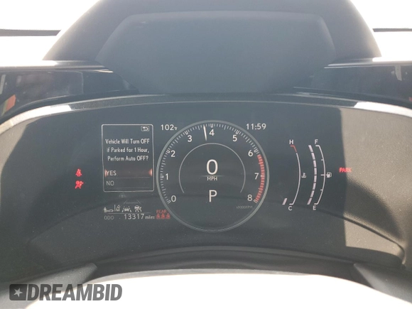 2024 Lexus NX 350 Premium with VIN 2T2GGCEZ0RC056702, listed as a Copart auction lot 62602755 with 13,317 mi miles and Salvage title. Bid and sale history available at DreamBid. Image 9.