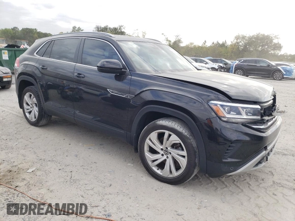 2020 Volkswagen Atlas SEL with VIN 1V2ME2CA1LC232269, listed as a Copart auction lot 48874745 with 107,967 mi miles and Salvage title. Bid and sale history available at DreamBid. Image 4.