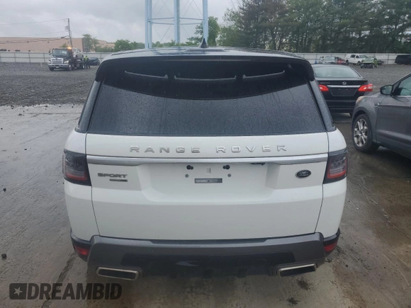 2019 Land Rover Range Rover Sport HSE with VIN SALWR2RV3KA819553, listed as a Copart auction lot 56620295 with 86,285 mi miles and Salvage Title. Bid and sale history available at DreamBid. Image 7.