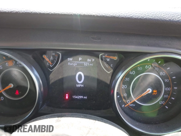 2021 Jeep Wrangler Unlimited Sport with VIN 1C4HJXKN9MW709420, listed as a IAAI auction lot 42403223 with 154,299 mi miles and . Bid and sale history available at DreamBid. Image 7.