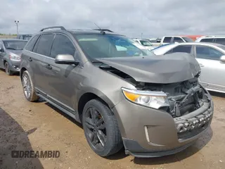 2014 Ford Edge Limited with VIN 2FMDK3K92EBA71212, listed as a IAAI auction lot 41907433 with 125,177 mi miles. Bid and sale history available at carsss.com. Image 1.