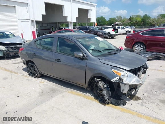 2019 Nissan Versa Sedan SV with VIN 3N1CN7AP9KL874567, listed as a IAAI auction lot 41953400 with 73,022 mi miles. Bid and sale history available at carsss.com. Image 1.