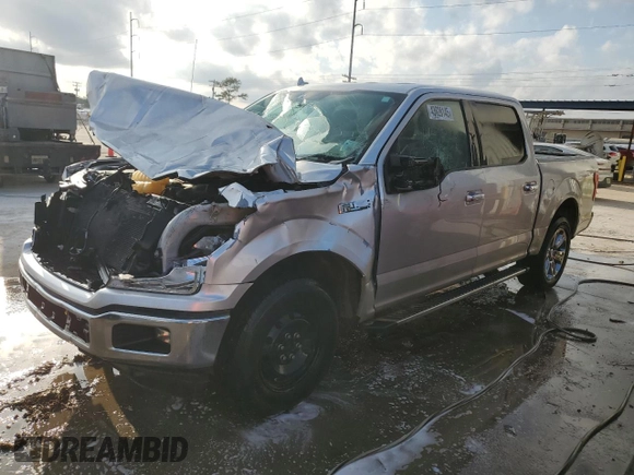 2018 Ford F-150 XL with VIN 1FTEW1CG8JFA88135, listed as a Copart auction lot 43628145 with 91,703 mi miles and Salvage Title. Bid and sale history available at carsss.com. Image 1.