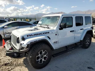 2022 Jeep Wrangler Unlimited Rubicon с VIN 1C4JJXFM1NW249982, выставлен на аукционе Copart как лот 78049534 с пробегом 17 834 миль миль и Списание • Salvage title. История ставок и продаж доступна на DreamBid. Изображение 1.