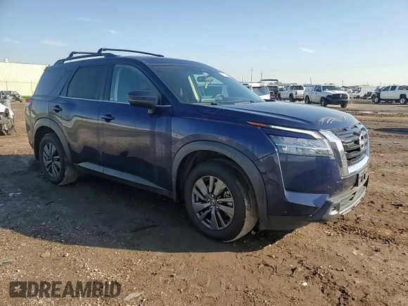 2022 Nissan Pathfinder SV with VIN 5N1DR3BA8NC231583, listed as a Copart auction lot 46873095 with 46,996 mi miles and Salvage title. Bid and sale history available at DreamBid. Image 12.