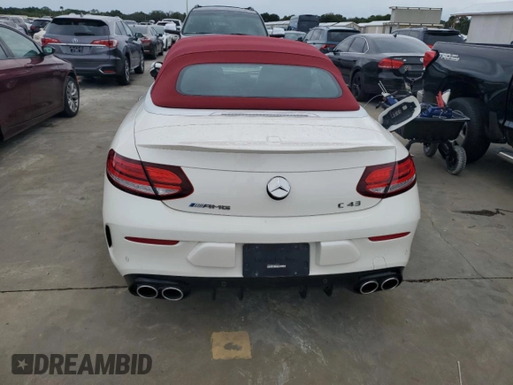 2020 Mercedes-Benz C 43 AMG with VIN WDDWK6EB9LF966842, listed as a Copart auction lot 75062484 with Not provided miles and Non repairable. Bid and sale history available at DreamBid. Image 6.