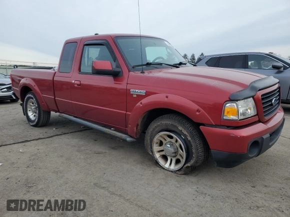 2009 Ford Ranger XLT with VIN 1FTYR44E89PA04193, listed as a Copart auction lot 43922605 with 75,675 mi miles and Salvage Title. Bid and sale history available at carsss.com. Image 4.