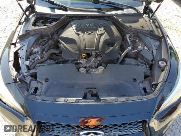 2019 Infiniti Q50 Luxe z VIN JN1EV7AP9KM515606, wystawiony jako Copart lot #53248805 z przebiegiem 100 081 mil mil oraz Nie do naprawy • Non repairable. Historia ofert i sprzedaży dostępna na DreamBid. Obrazek 11.