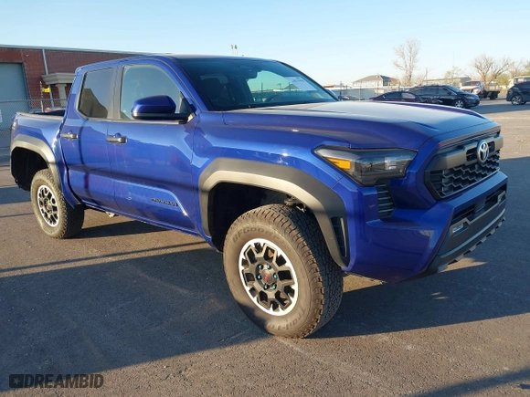 2024 Toyota Tacoma 4WD SR5 with VIN 3TYLB5JN3RT028338, listed as a IAAI auction lot 41870958 with 2,249 mi miles. Bid and sale history available at carsss.com. Image 1.