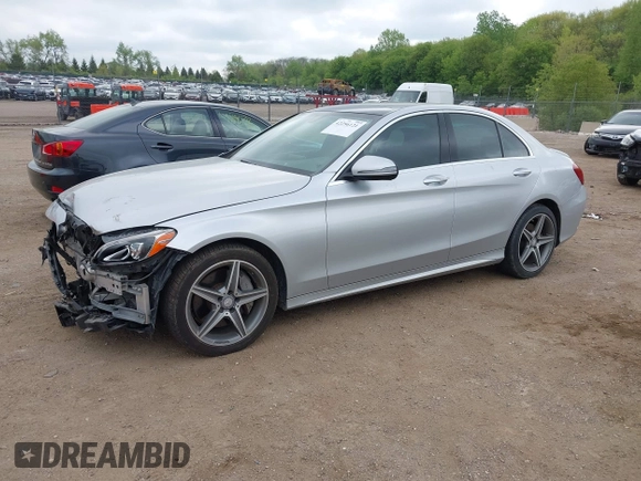 2016 Mercedes-Benz C 300 Luxury with VIN 55SWF4KB4GU100241, listed as a IAAI auction lot 42256121 with 33,184 mi miles and . Bid and sale history available at DreamBid. Image 2.