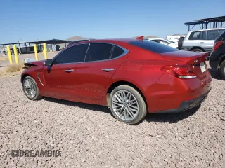 2020 Genesis G70 2.0T with VIN KMTG34LA4LU048830, listed as a Copart auction lot 71755414 with 40,429 mi miles and Salvage Title. Bid and sale history available at carsss.com. Image 2.