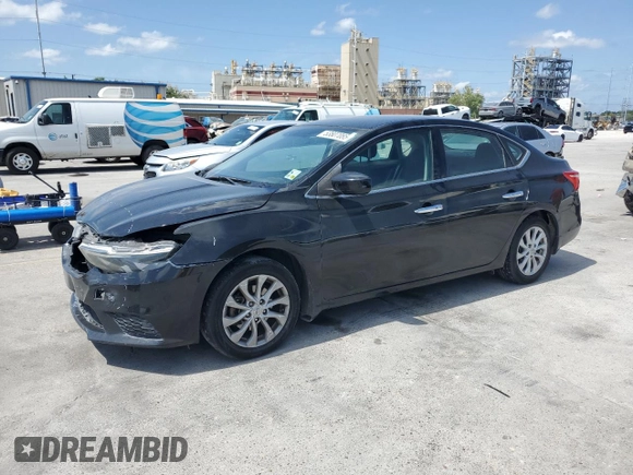 2018 Nissan Sentra SV with VIN 3N1AB7AP1JL605283, listed as a Copart auction lot 53807085 with 125,171 mi miles and Salvage Title. Bid and sale history available at carsss.com. Image 1.