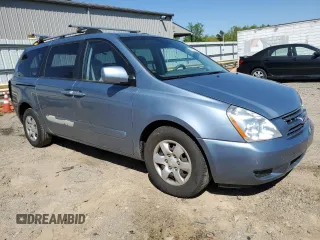 2008 Kia Sedona EX with VIN KNDMB233386237457, listed as a Copart auction lot 53727365 with 246,238 mi miles and Salvage Title. Bid and sale history available at carsss.com. Image 4.
