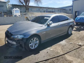 2014 BMW 5 Series 528i xDrive with VIN WBA5A7C53ED616551, listed as a Copart auction lot 45988715 with 0 mi miles and Salvage Title. Bid and sale history available at carsss.com. Image 1.