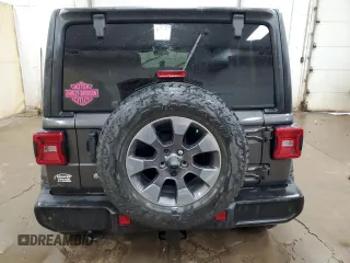 2019 Jeep Wrangler Unlimited Sahara with VIN 1C4HJXEG1KW541377, listed as a Copart auction lot 53295615 with 91,255 mi miles and Clean title. Bid and sale history available at DreamBid. Image 6.