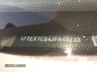 2018 Ford F-150 XL z VIN 1FTEX1CB4JFA48233, wystawiony jako IAAI lot #41151649 z przebiegiem 179 543 mil mil oraz . Historia ofert i sprzedaży dostępna na DreamBid. Obrazek 9.