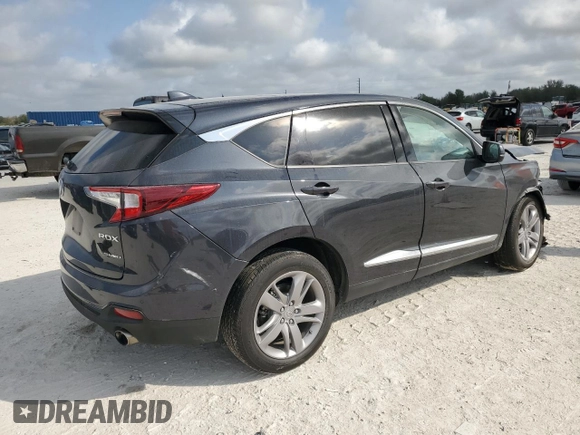 2021 Acura RDX w/Advance Package with VIN 5J8TC2H76ML044267, listed as a Copart auction lot 44777855 with 29,335 mi miles and Salvage Title. Bid and sale history available at carsss.com. Image 3.