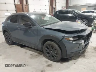2025 Mazda CX-30 S Preferred with VIN 3MVDMBCM3SM755433, listed as a IAAI auction lot 41646922 with 2,549 mi miles and . Bid and sale history available at DreamBid. Image 1.