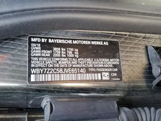 2018 BMW i3 with VIN WBY7Z2C58JVE65140, listed as a Copart auction lot 47997783 with 38,913 mi miles. Bid and sale history available at carsss.com. Image 13.