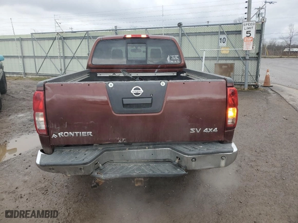 2016 Nissan Frontier SV with VIN 1N6AD0FV3GN743029, listed as a Copart auction lot 84895844 with 226,132 mi miles and Salvage Title. Bid and sale history available at carsss.com. Image 6.