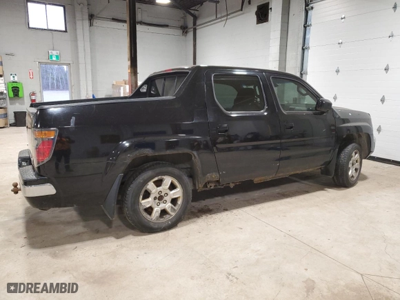 2007 Honda Ridgeline RTL w/Leather with VIN 2HJYK16527H005353, listed as a Copart auction lot 43468505 with 0 mi miles and Clean Title. Bid and sale history available at carsss.com. Image 3.