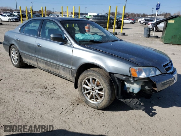 1999 Acura TL with VIN 19UUA5647XA006826, listed as a Copart auction lot 48509805 with 179,102 mi miles and Salvage Title. Bid and sale history available at carsss.com. Image 4.