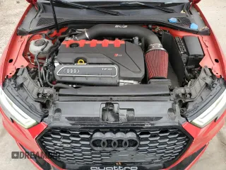 2019 Audi RS 3 with VIN WUABWGFF2KA906727, listed as a Copart auction lot 49337425 with 52,355 mi miles and Salvage title. Bid and sale history available at DreamBid. Image 12.
