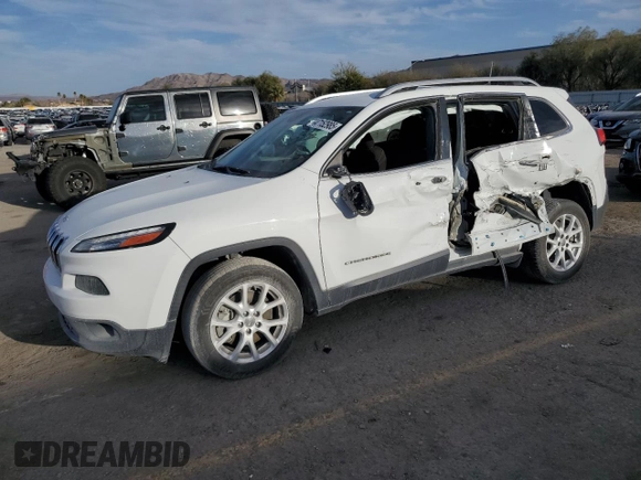 2017 Jeep Cherokee Latitude with VIN 1C4PJLCS7HW619486, listed as a Copart auction lot 47152985 with 69,837 mi miles and Salvage Title. Bid and sale history available at carsss.com. Image 1.