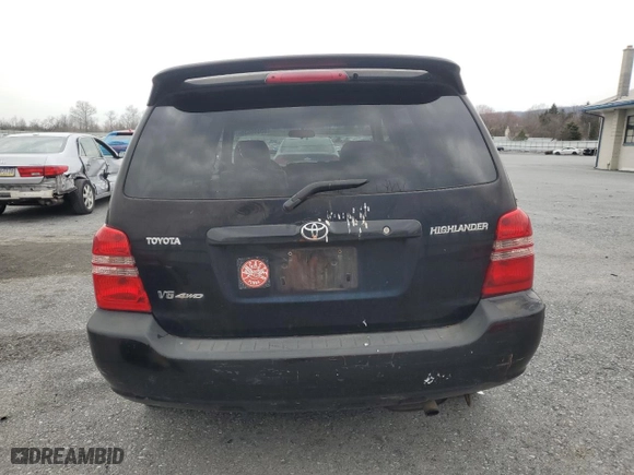 2003 Toyota Highlander with VIN JTEHF21A430132358, listed as a Copart auction lot 50895535 with 178,659 mi miles and Clean Title. Bid and sale history available at carsss.com. Image 6.