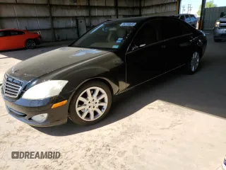2007 Mercedes-Benz S 550 with VIN WDDNG71X47A119962, listed as a Copart auction lot 54789845 with 202,653 mi miles and Clean Title. Bid and sale history available at carsss.com. Image 1.