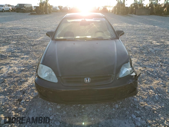 1999 Honda Civic DX with VIN 1HGEJ6122XL046591, listed as a Copart auction lot 84699384 with 236,166 mi miles and Salvage Title. Bid and sale history available at carsss.com. Image 5.